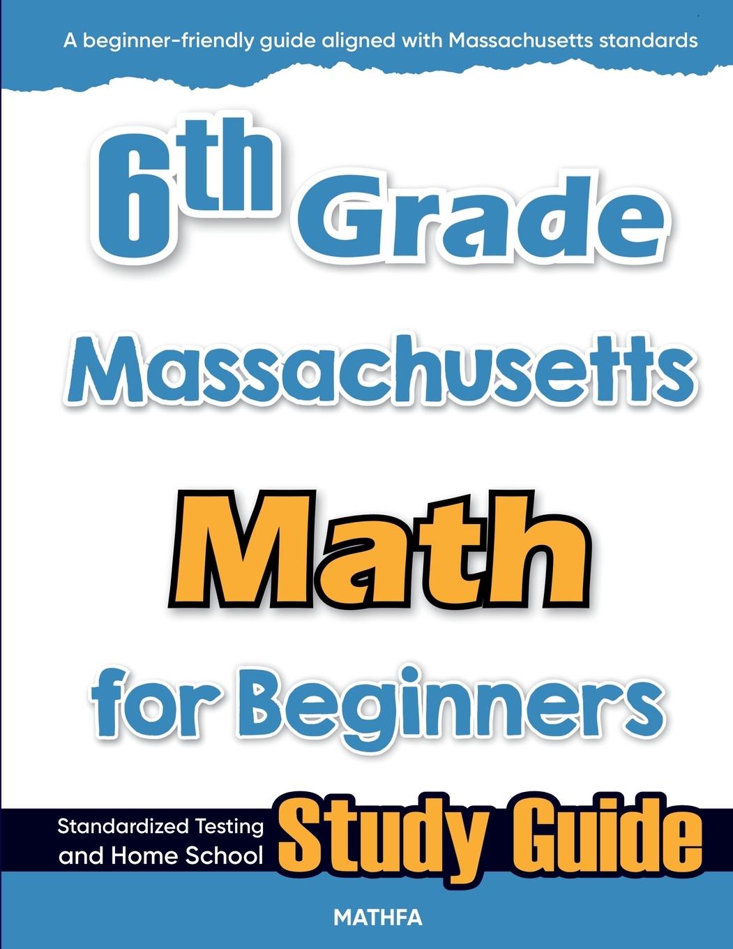 Kniha 6th Grade Massachusetts Math for Beginners 
