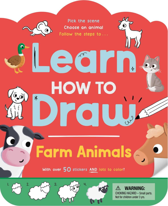 Knjiga Learn How to Draw: Farm Animals Sophie Kent