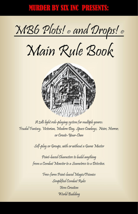 E-kniha Murder by Six Plots! (C) and Drops! (C) Game System- Main Rule Book Katrin Greene