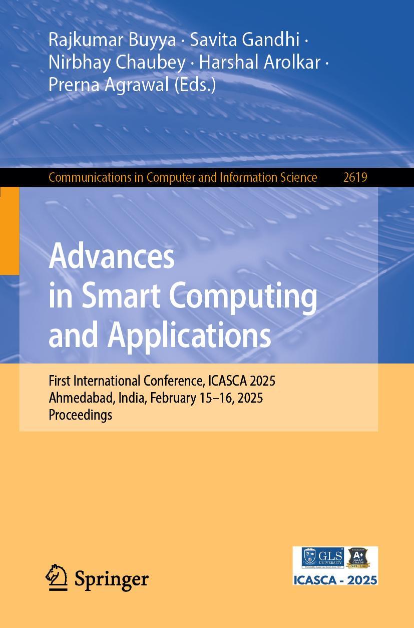 Книга Advances in Smart Computing and Applications Savita Gandhi