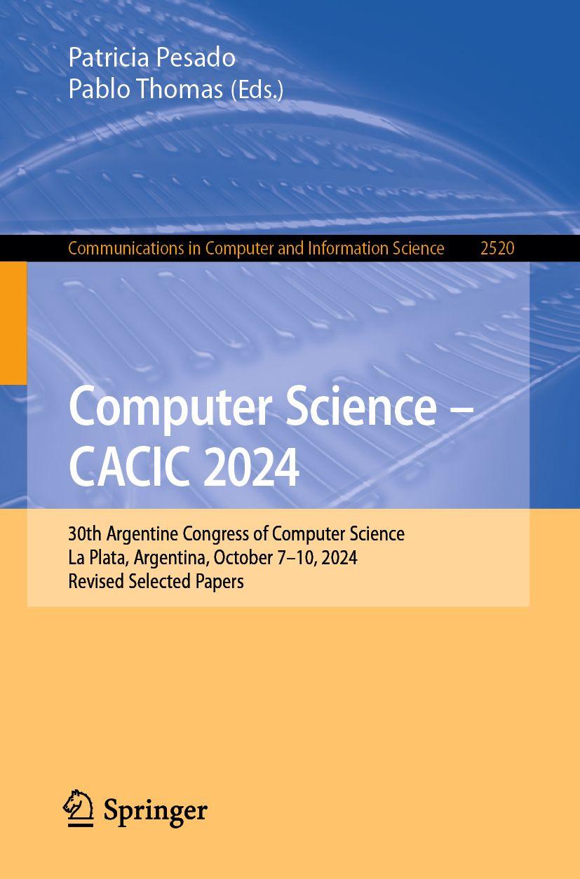 Kniha Computer Science - CACIC 2024 Pablo Thomas