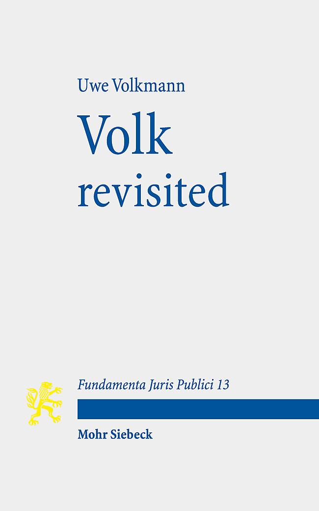 Libro Volk revisited Christoph Bezemek
