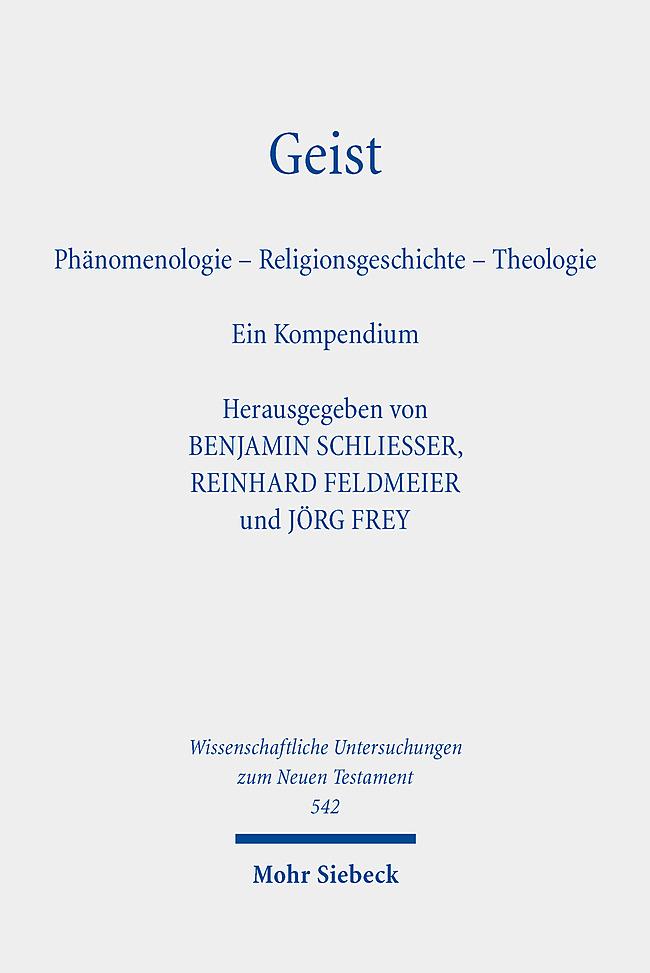 Kniha Geist Reinhard Feldmeier