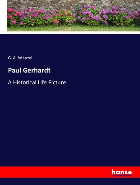Kniha Paul Gerhardt G. A. Wenzel
