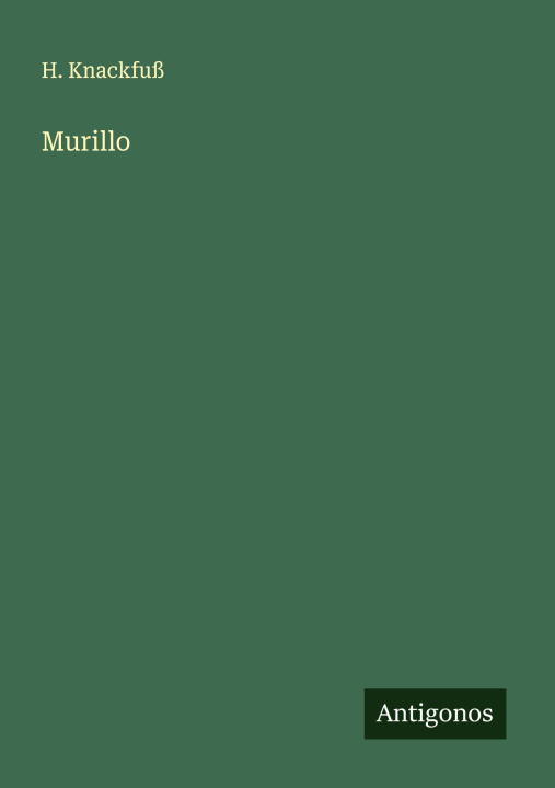 Kniha Murillo H. Knackfuß