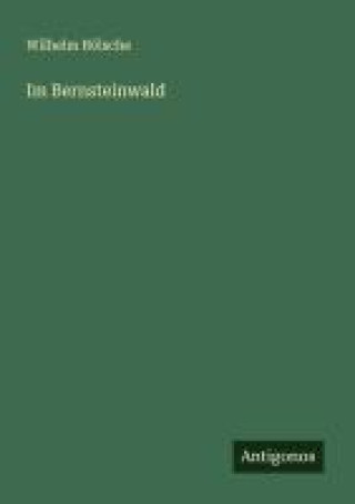 Kniha Im Bernsteinwald Wilhelm Bölsche