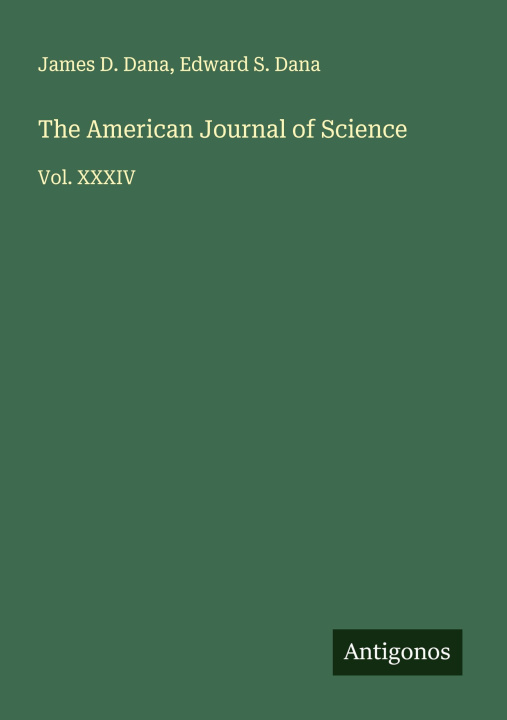 Kniha The American Journal of Science Edward S. Dana