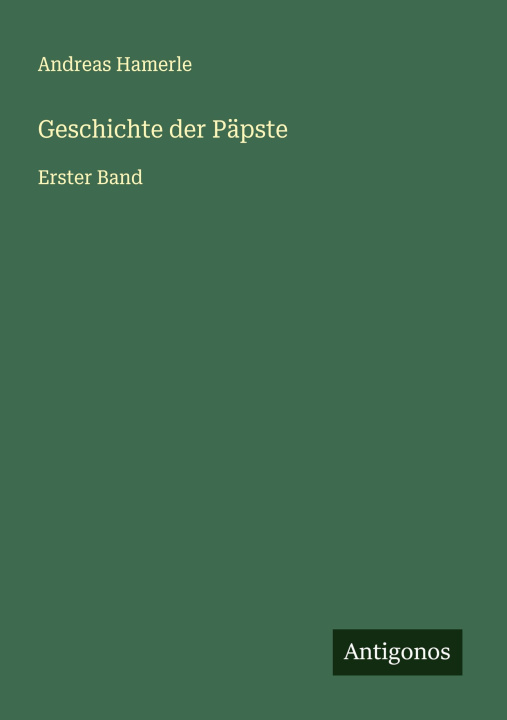 Kniha Geschichte der Päpste 