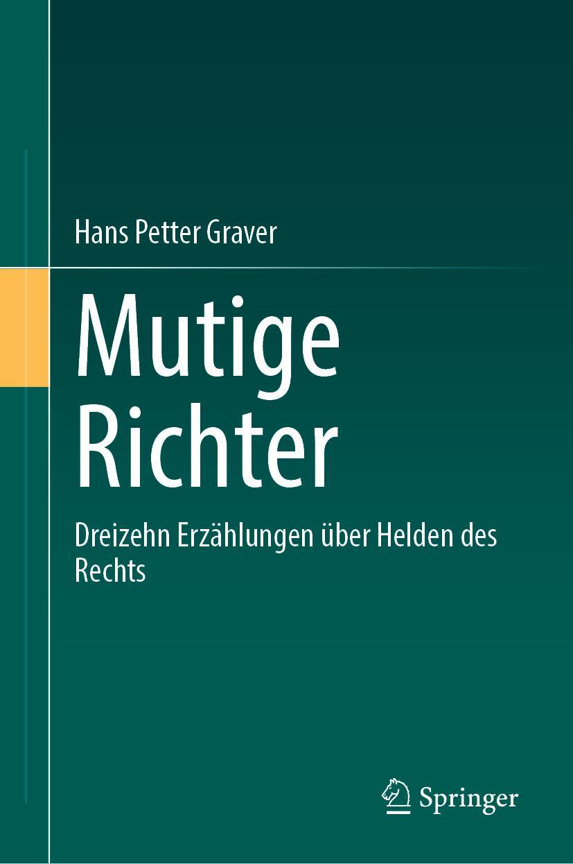 Kniha Mutige Richter Hans Petter Graver