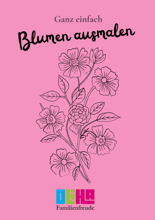 Kniha Blumen ausmalen 