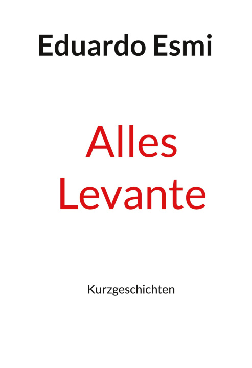 Knjiga Alles Levante 