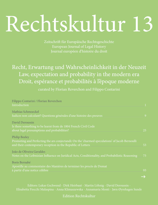 Book Rechtskultur 13 Lukas Gschwend