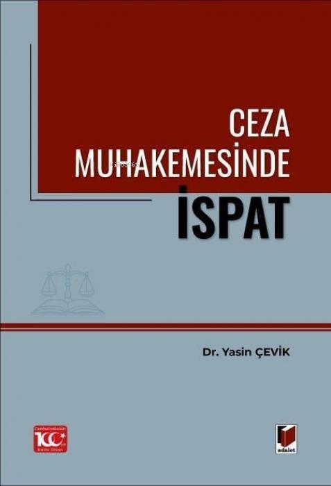 Knjiga Ceza Muhakemesinde Ispat 