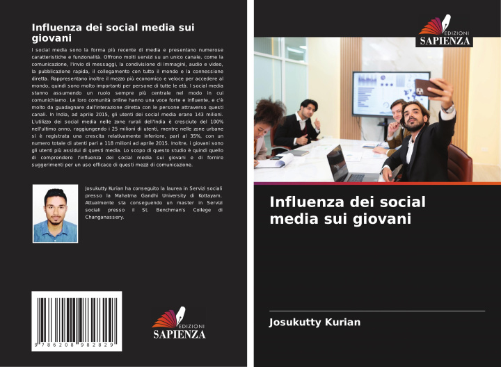 Knjiga Influenza dei social media sui giovani Josukutty Kurian