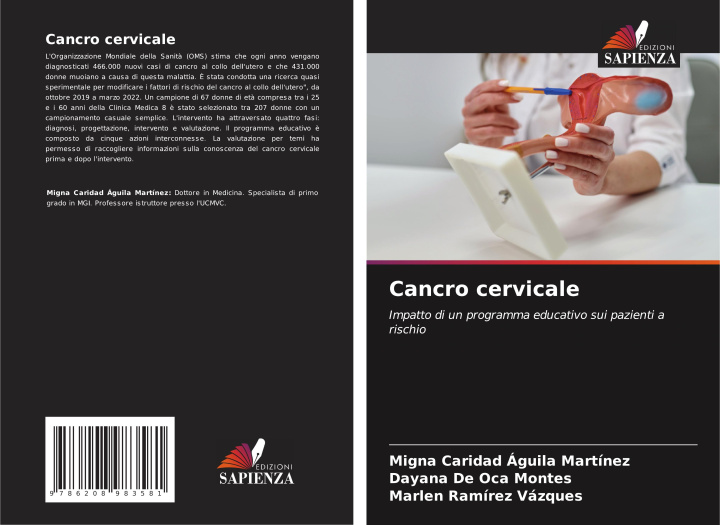 Kniha Cancro cervicale Dayana de Oca Montes