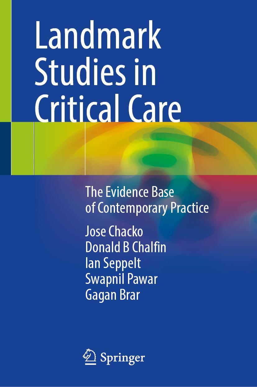 Knjiga Landmark Studies in Critical Care Donald B Chalfin