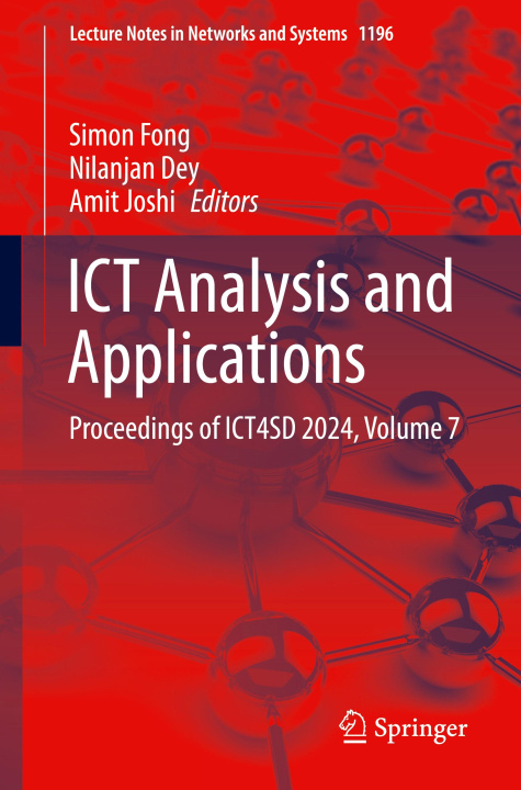 Kniha ICT Analysis and Applications Amit Joshi