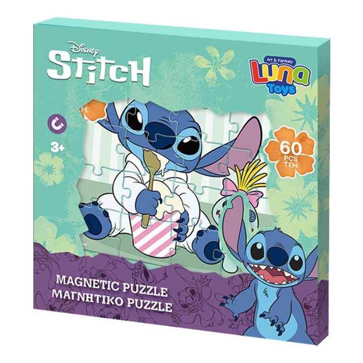 Kniha Puzzle 60 Magnetyczne Lilo&Stitch 