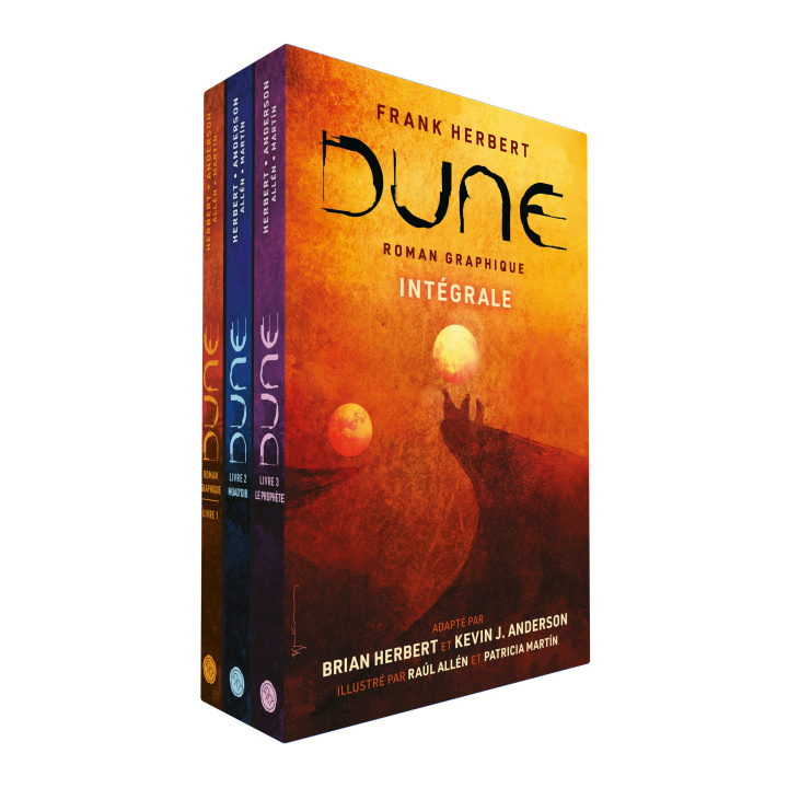 Knjiga Dune, le roman graphique, le coffret Herbert Brian