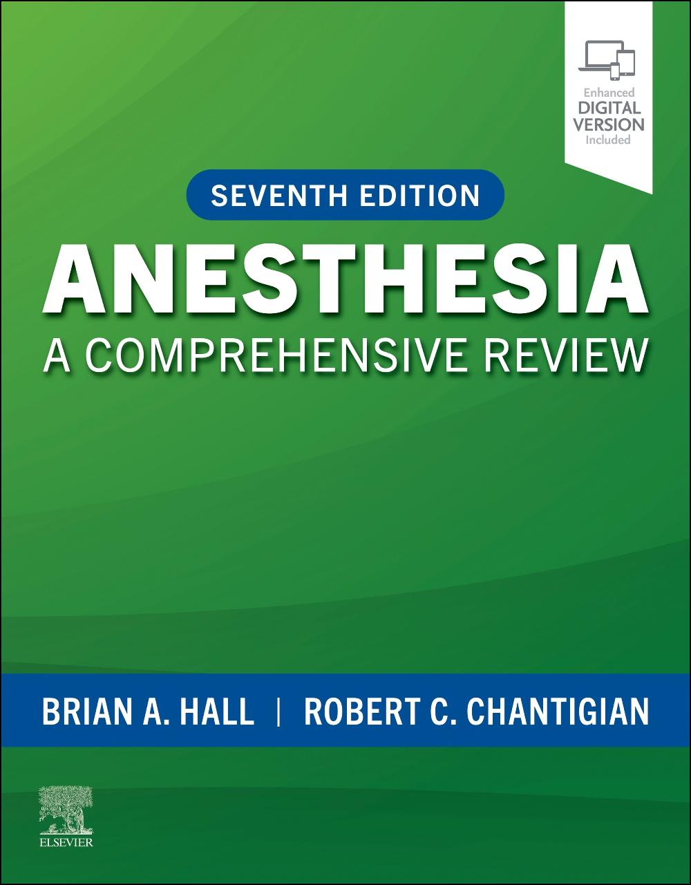 Knjiga Anesthesia Brian A. Hall