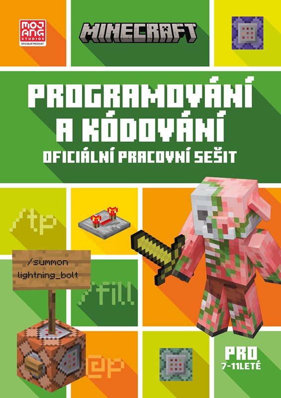 Βιβλίο Minecraft - Programování a kódování (7 - 11 let) 