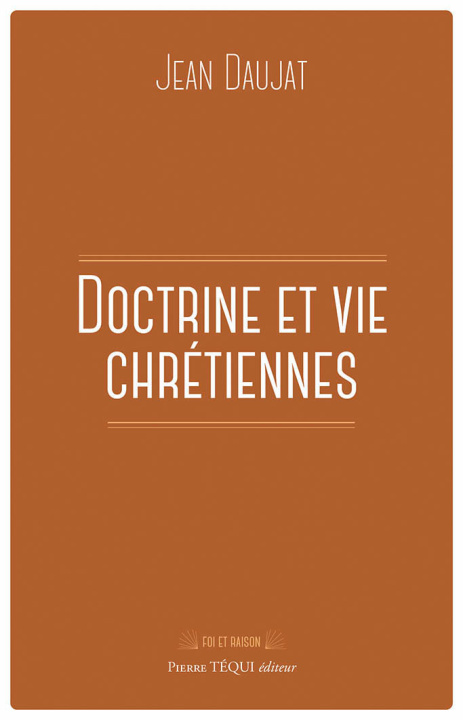Book Doctrine et vie chrétiennes Daujat