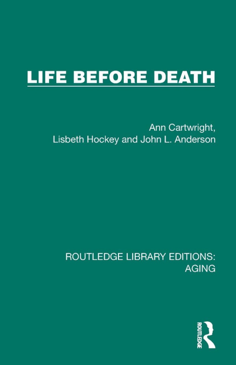 Knjiga Life Before Death John L. Anderson