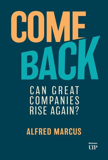 Kniha Comeback Alfred Marcus