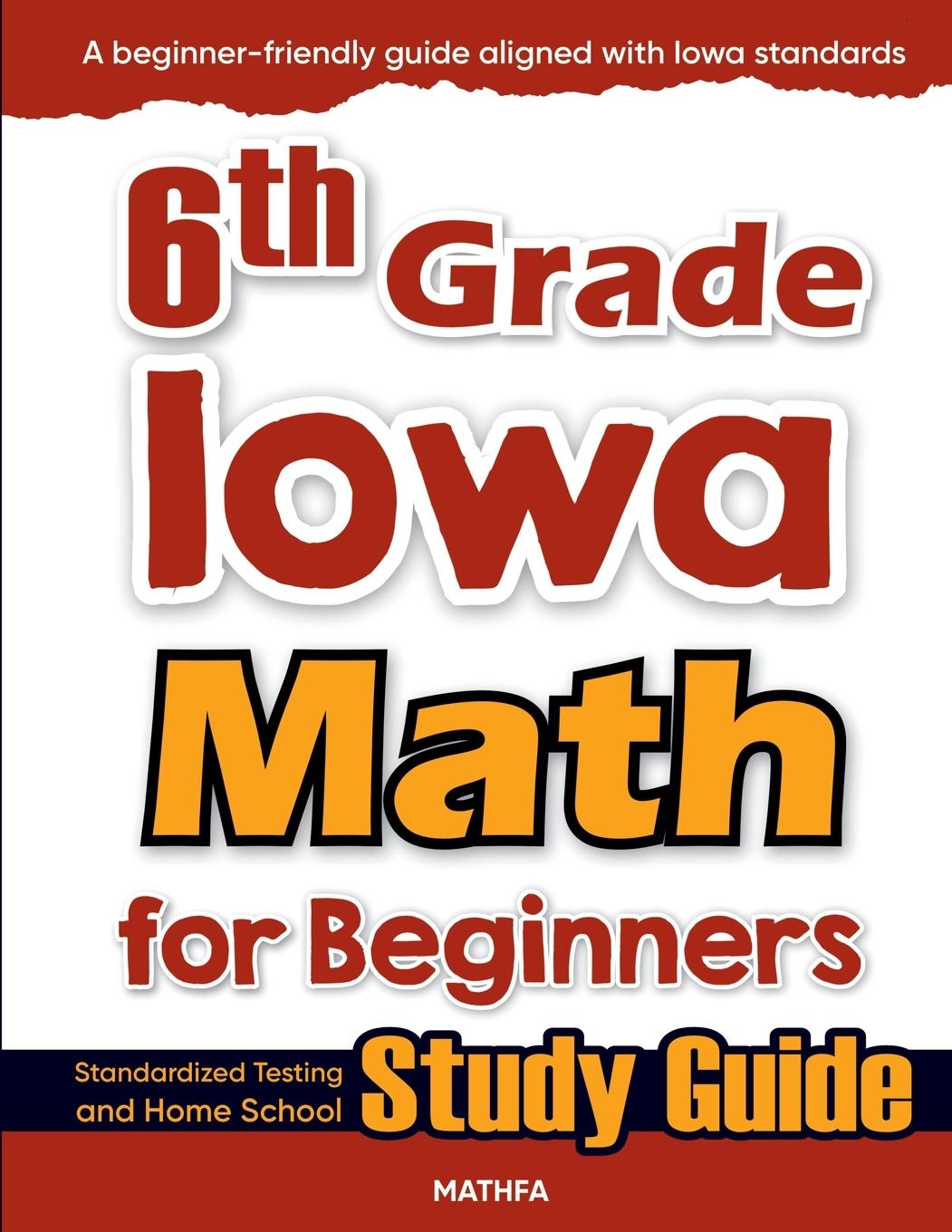 Könyv 6th Grade Iowa Math for Beginners 