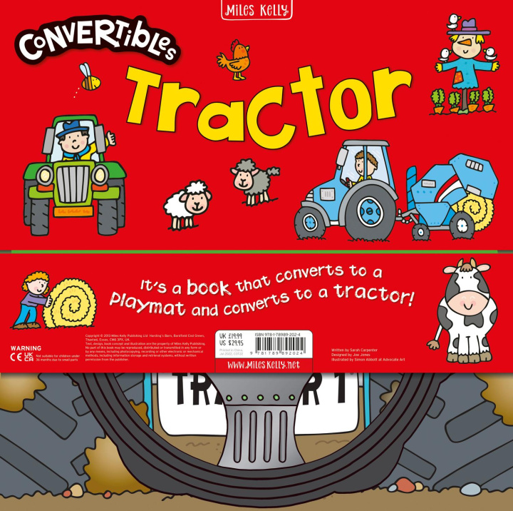 Kniha Convertible Tractor Miles Kelly