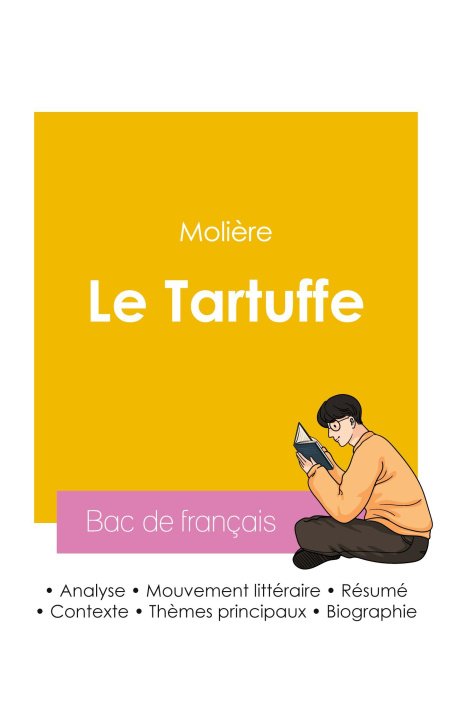 Livro Réussir son Bac de français 2026 : Analyse du Tartuffe de Molière Moliere