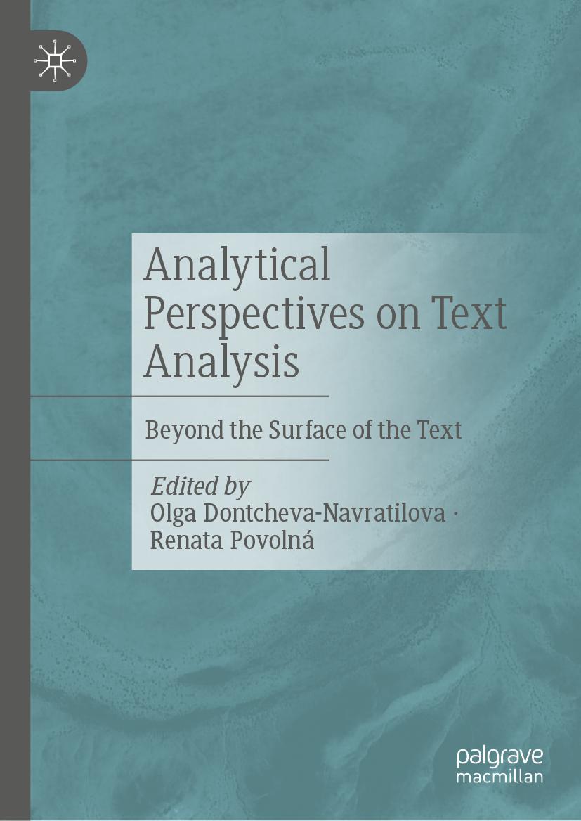 Książka Analytical Perspectives on Text Analysis Renata Povolná