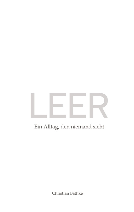 Knjiga LEER Christian Bathke