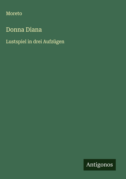 Libro Donna Diana Moreto