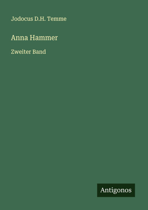 Kniha Anna Hammer 