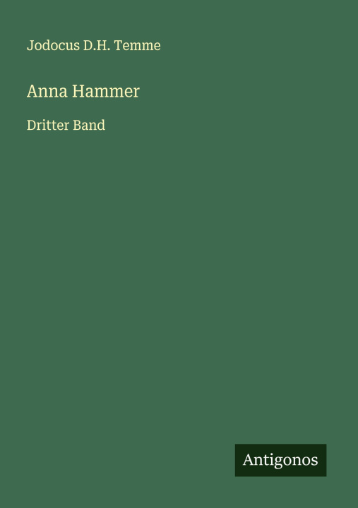 Kniha Anna Hammer 