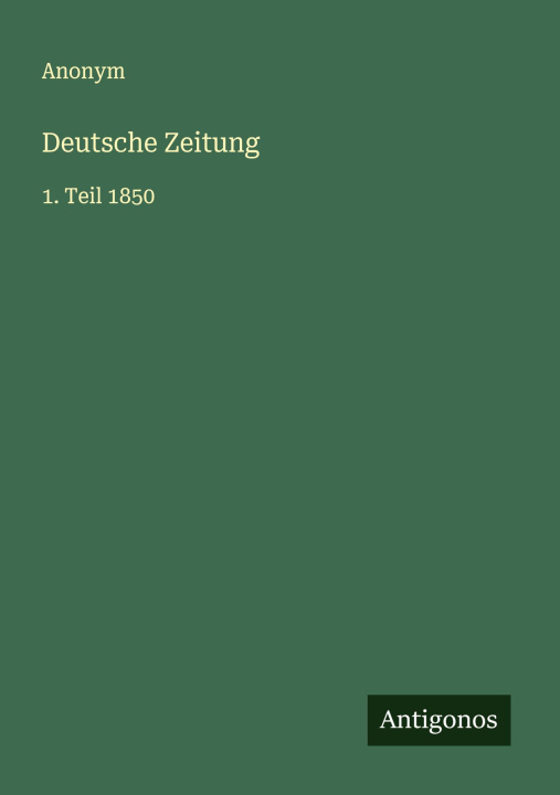 Knjiga Deutsche Zeitung 
