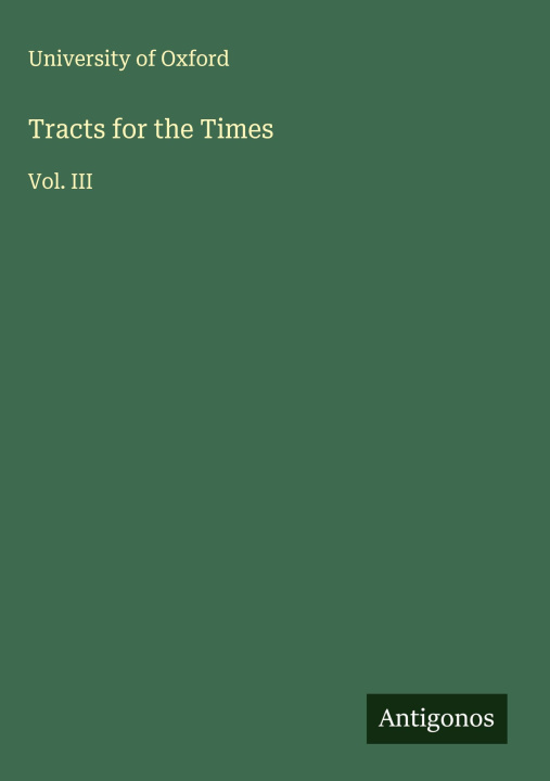 Kniha Tracts for the Times 