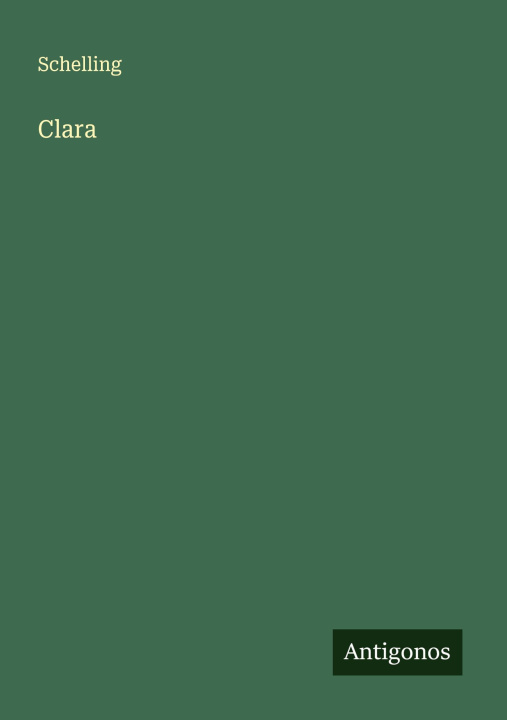 Book Clara Schelling