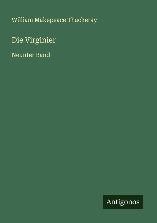Kniha Die Virginier 