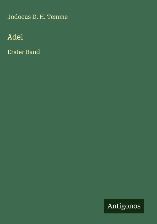 Kniha Adel 