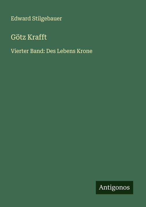 Kniha Götz Krafft 
