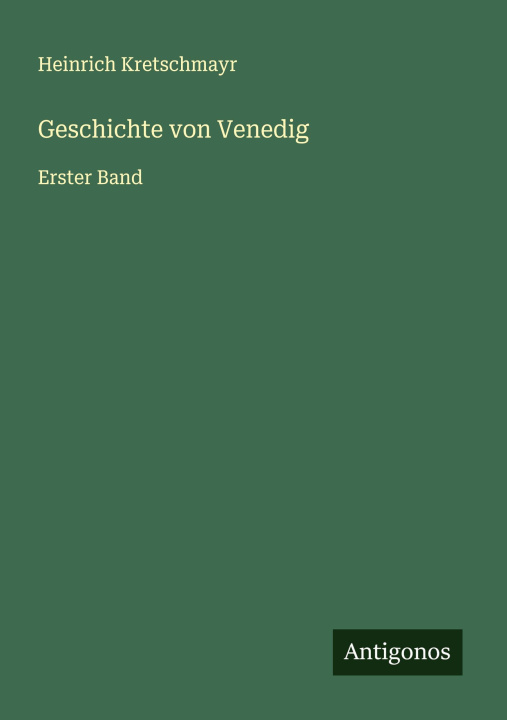 Kniha Geschichte von Venedig 
