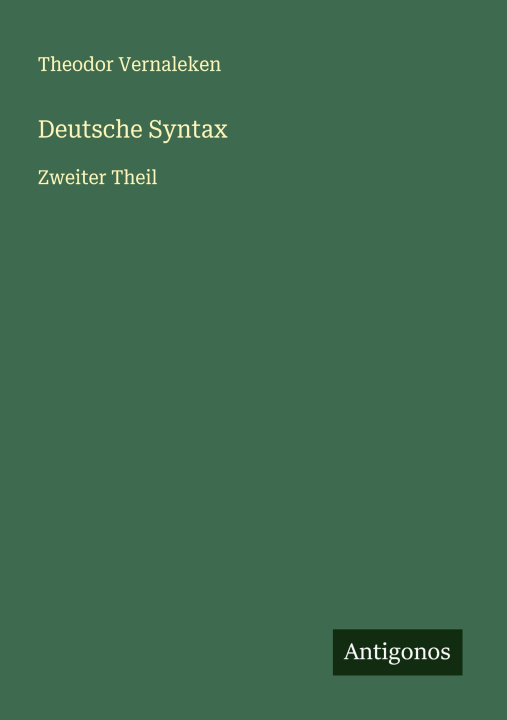 Kniha Deutsche Syntax 