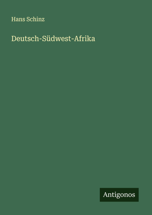 Knjiga Deutsch-Südwest-Afrika 