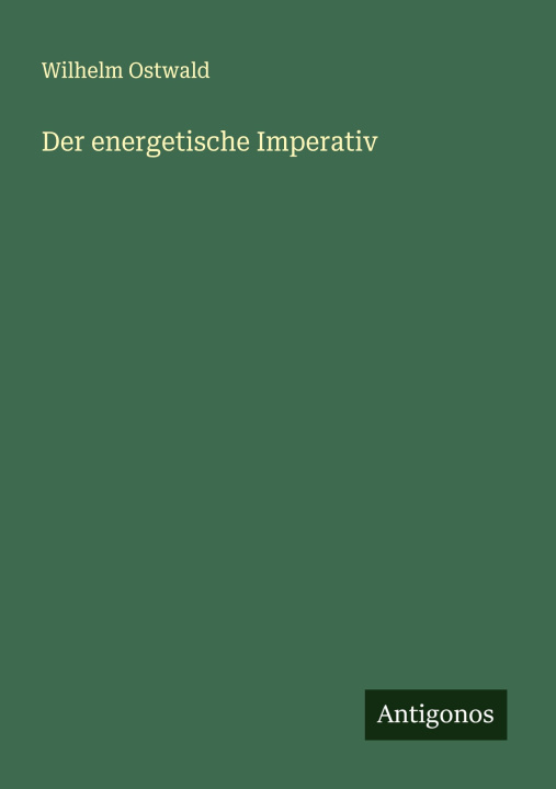 Knjiga Der energetische Imperativ 