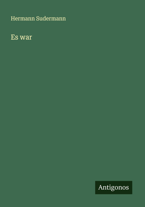 Carte Es war 