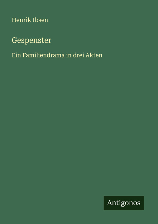 Kniha Gespenster Henrik Ibsen