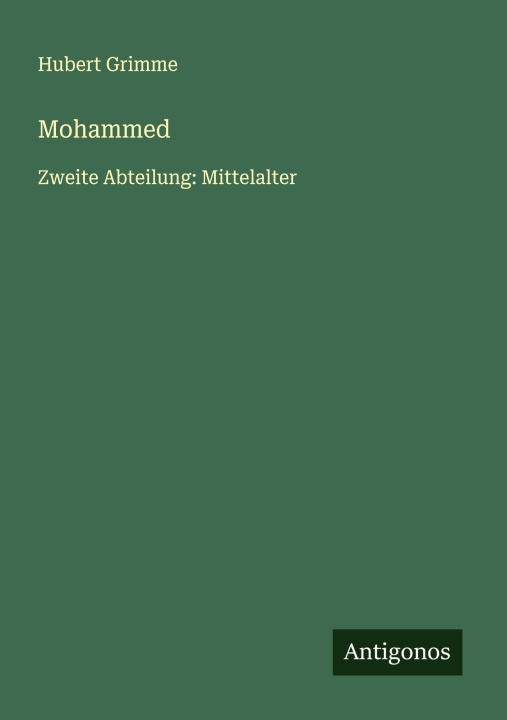 Kniha Mohammed Hubert Grimme