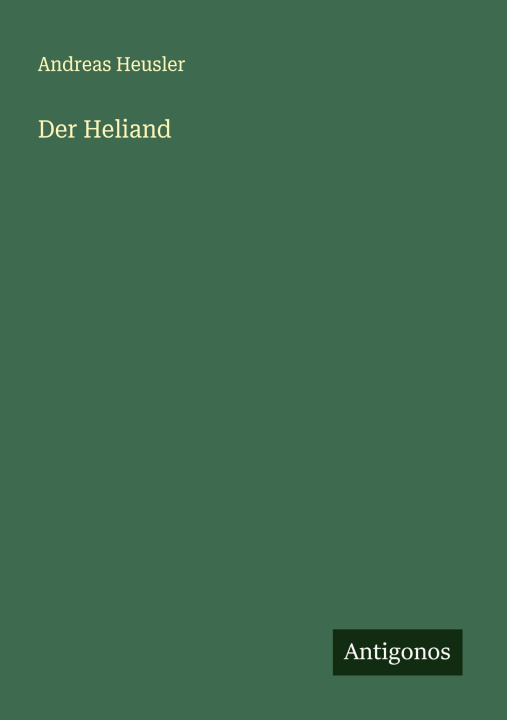 Kniha Der Heliand 